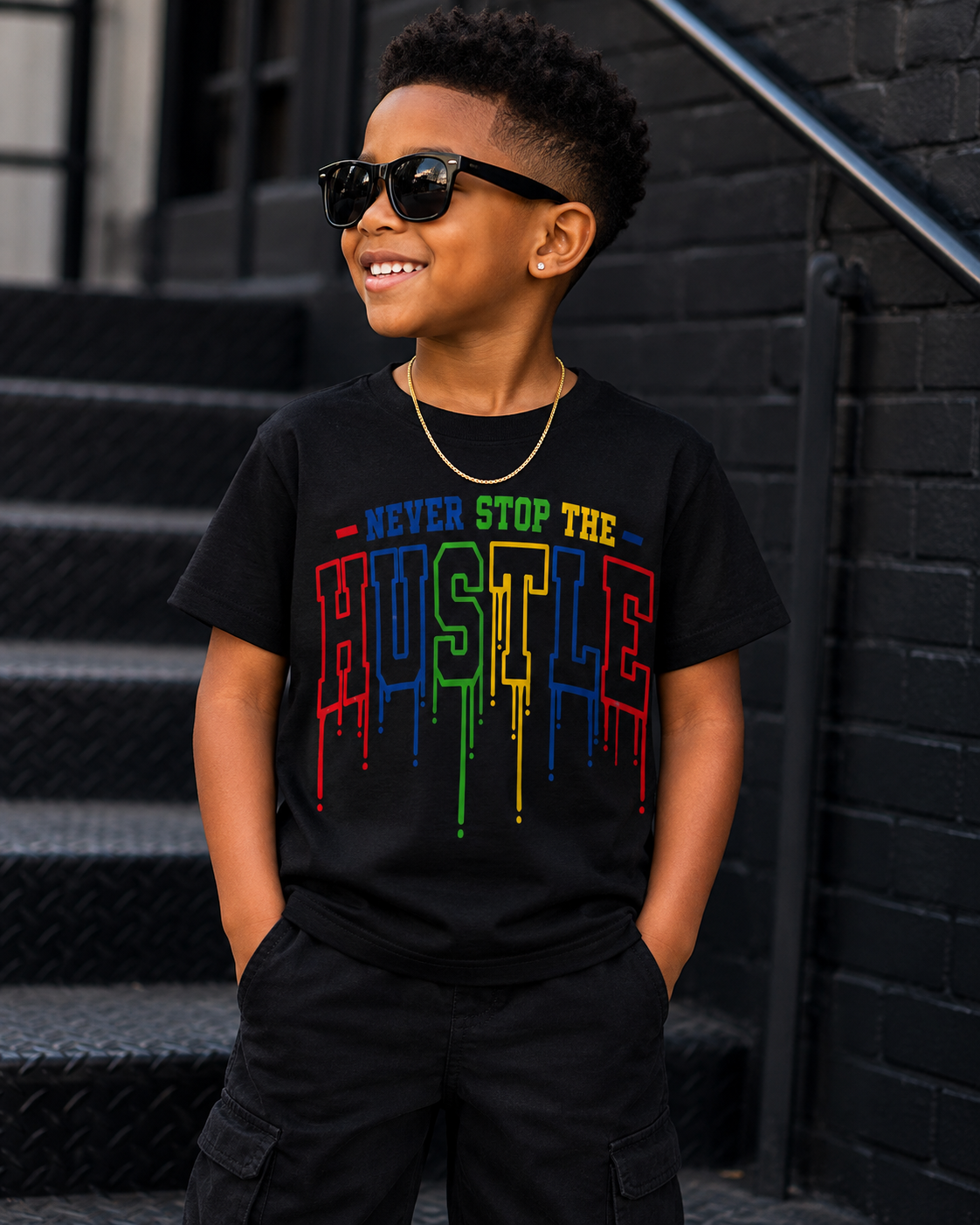 Never Stop the Hustle Graphic Tee