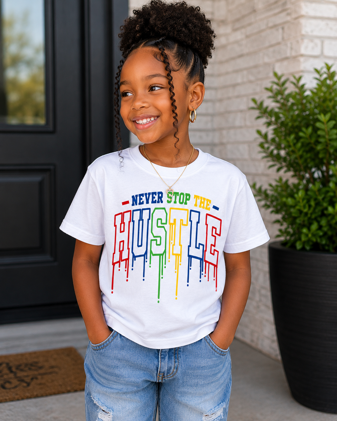 Never Stop the Hustle Graphic Tee