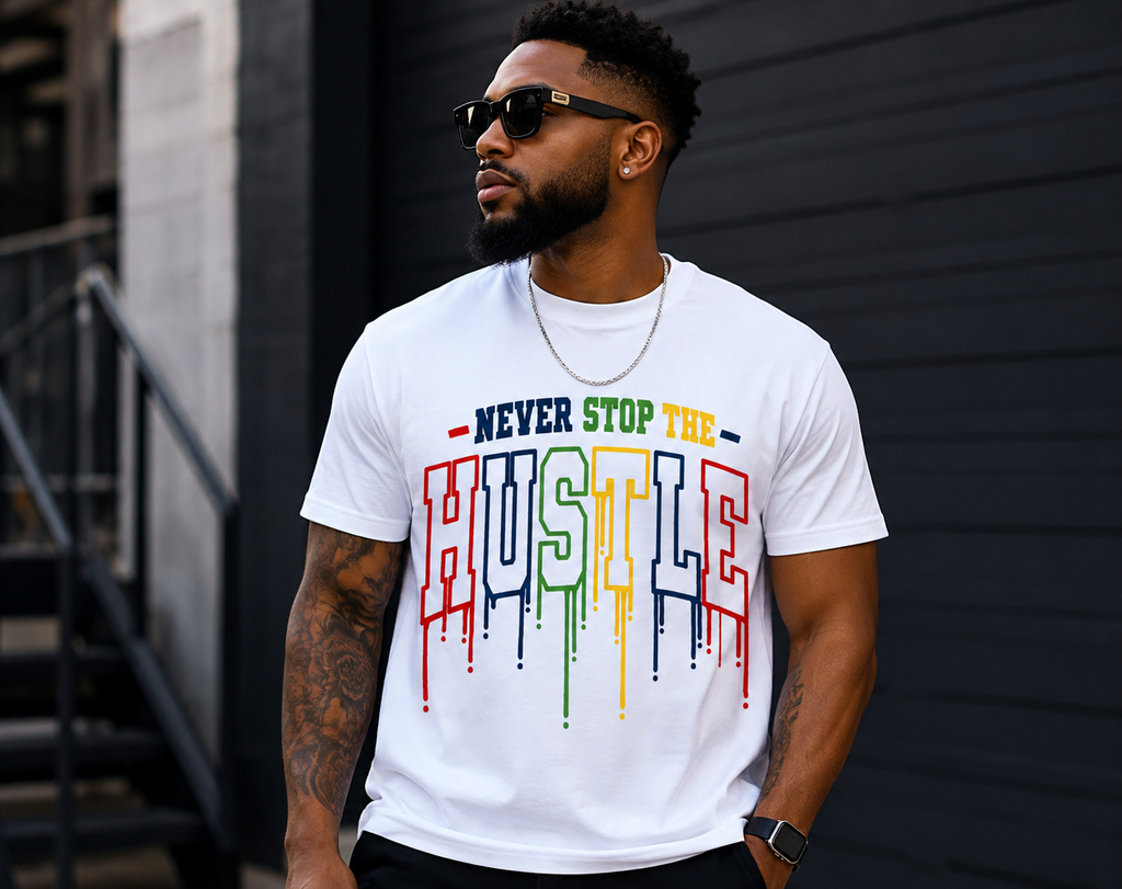 Never Stop the Hustle Graphic Tee