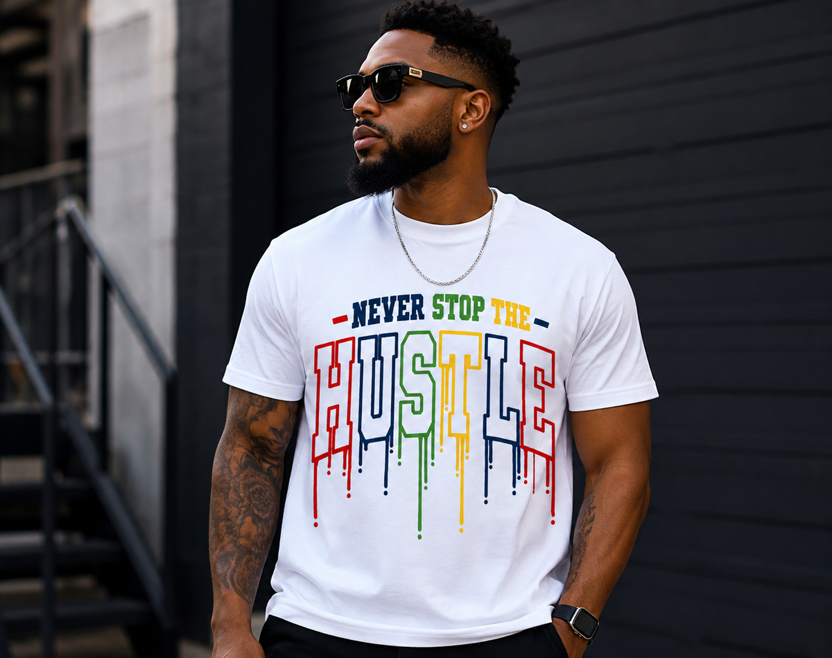 Never Stop the Hustle Graphic Tee