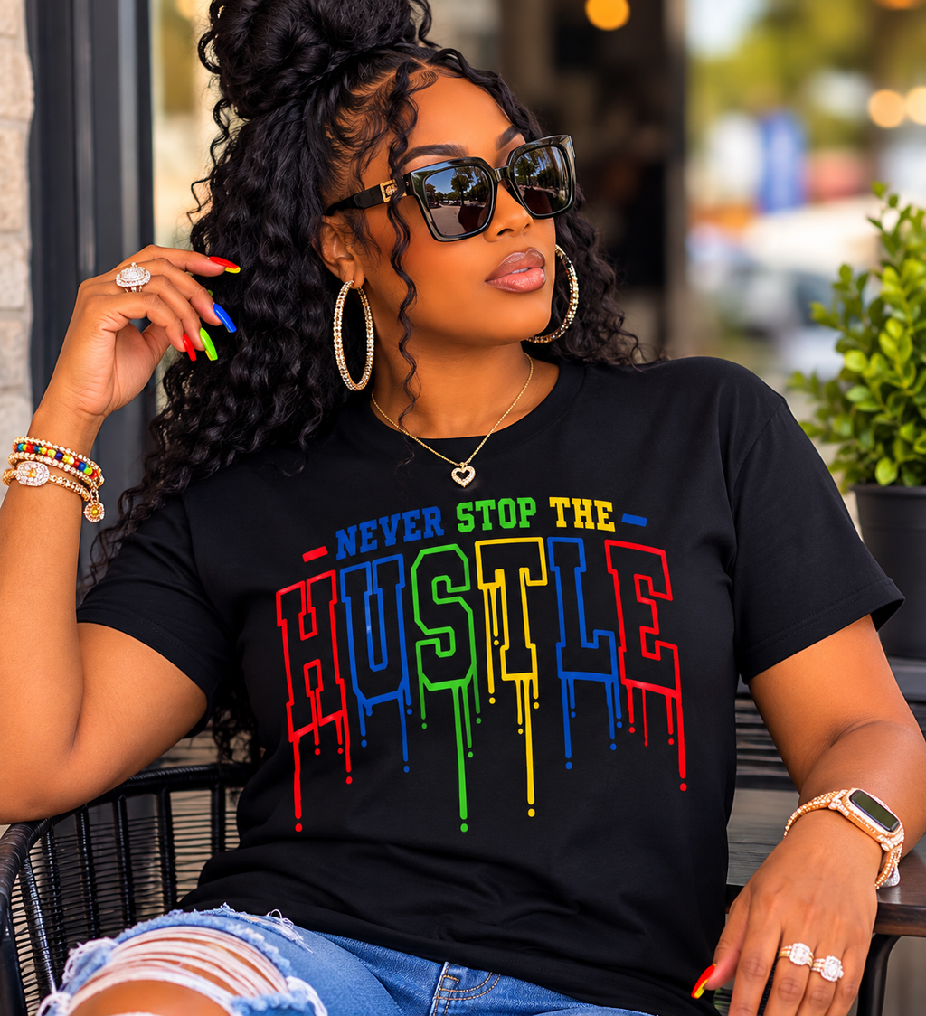 Never Stop the Hustle Graphic Tee
